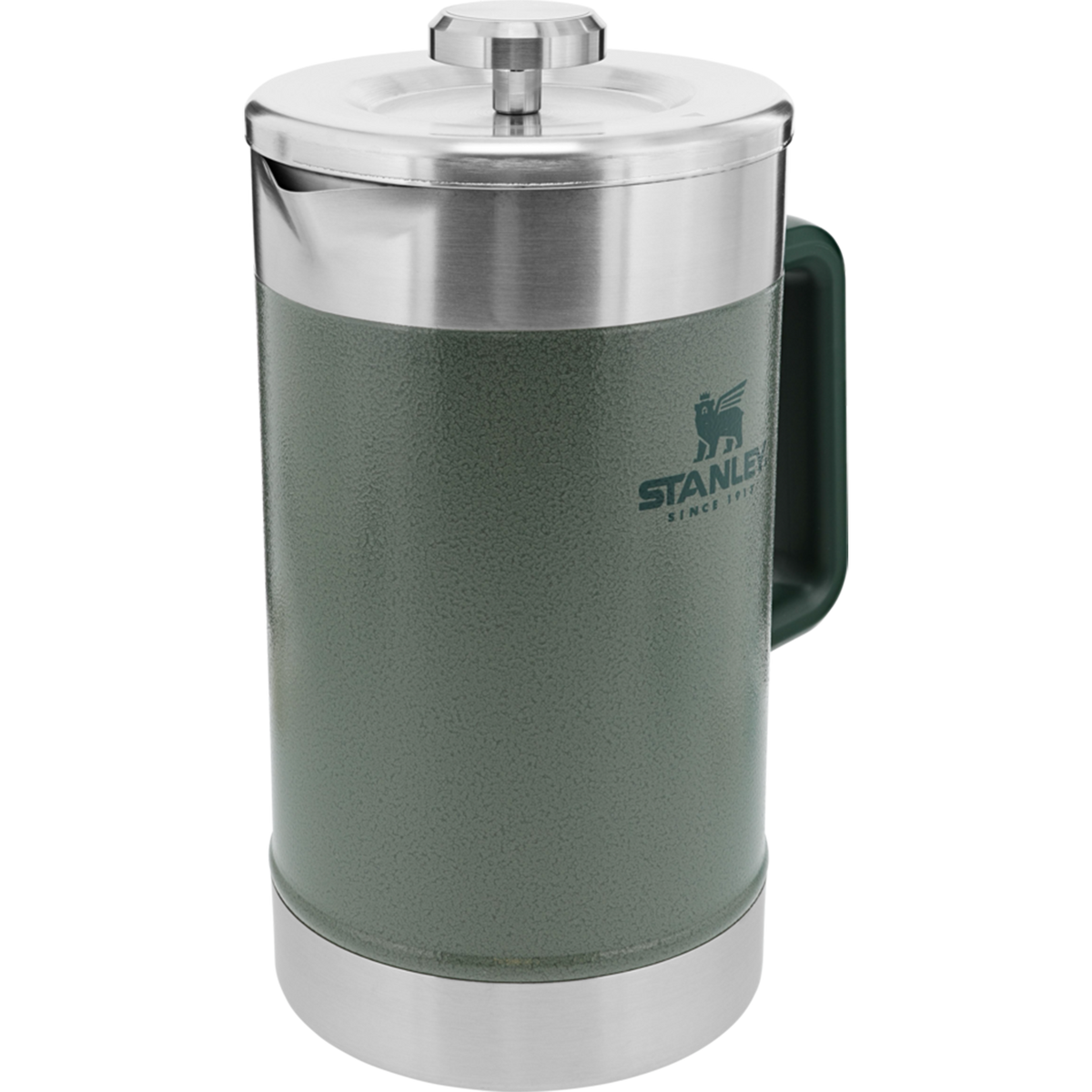 Stanley Stainless Steel Stay Hot French Press in Hammertone Green1