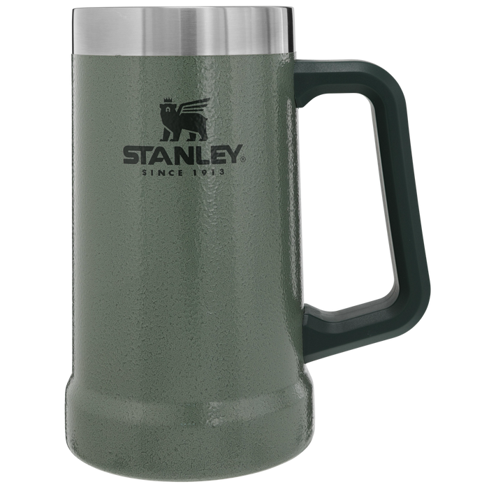 Stanley Heavy Duty Big Grip 24 oz Beer Stein in Hammertone Green 