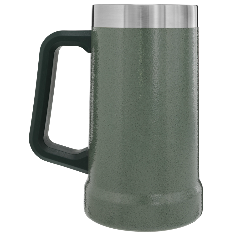 Stanley Heavy Duty Big Grip 24 oz Beer Stein in Hammertone Green 