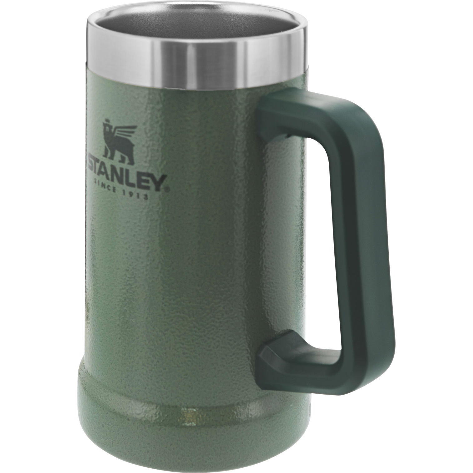 Stanley Heavy Duty Big Grip 24 oz Beer Stein in Hammertone Green 