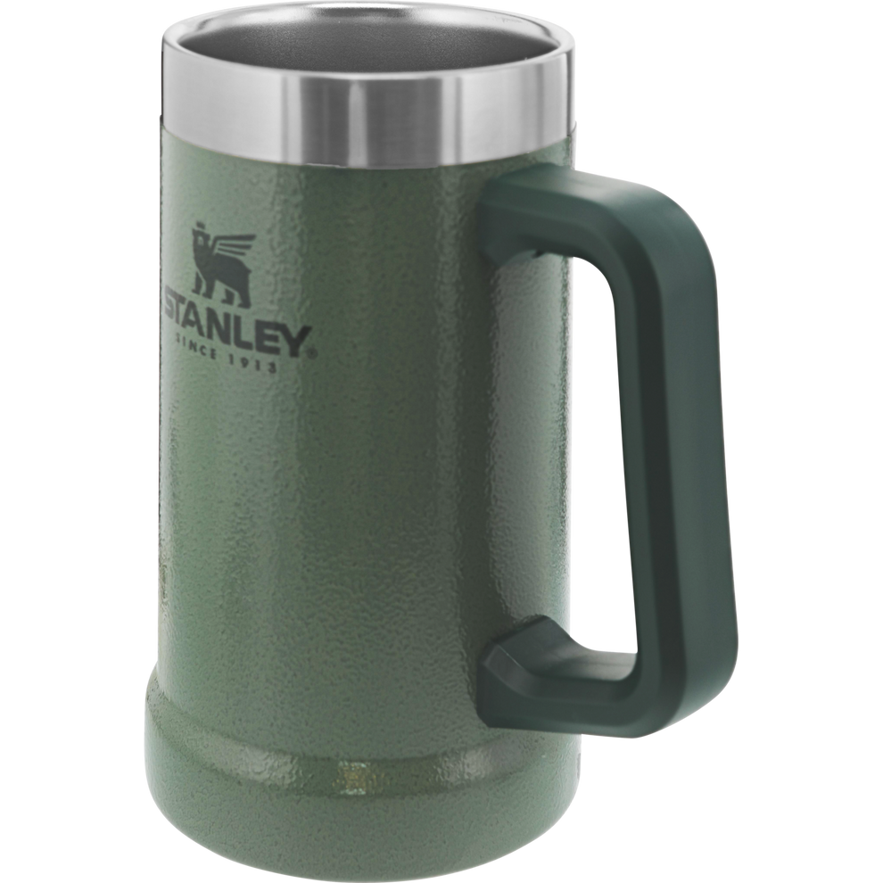 Stanley Heavy Duty Big Grip 24 oz Beer Stein in Hammertone Green 