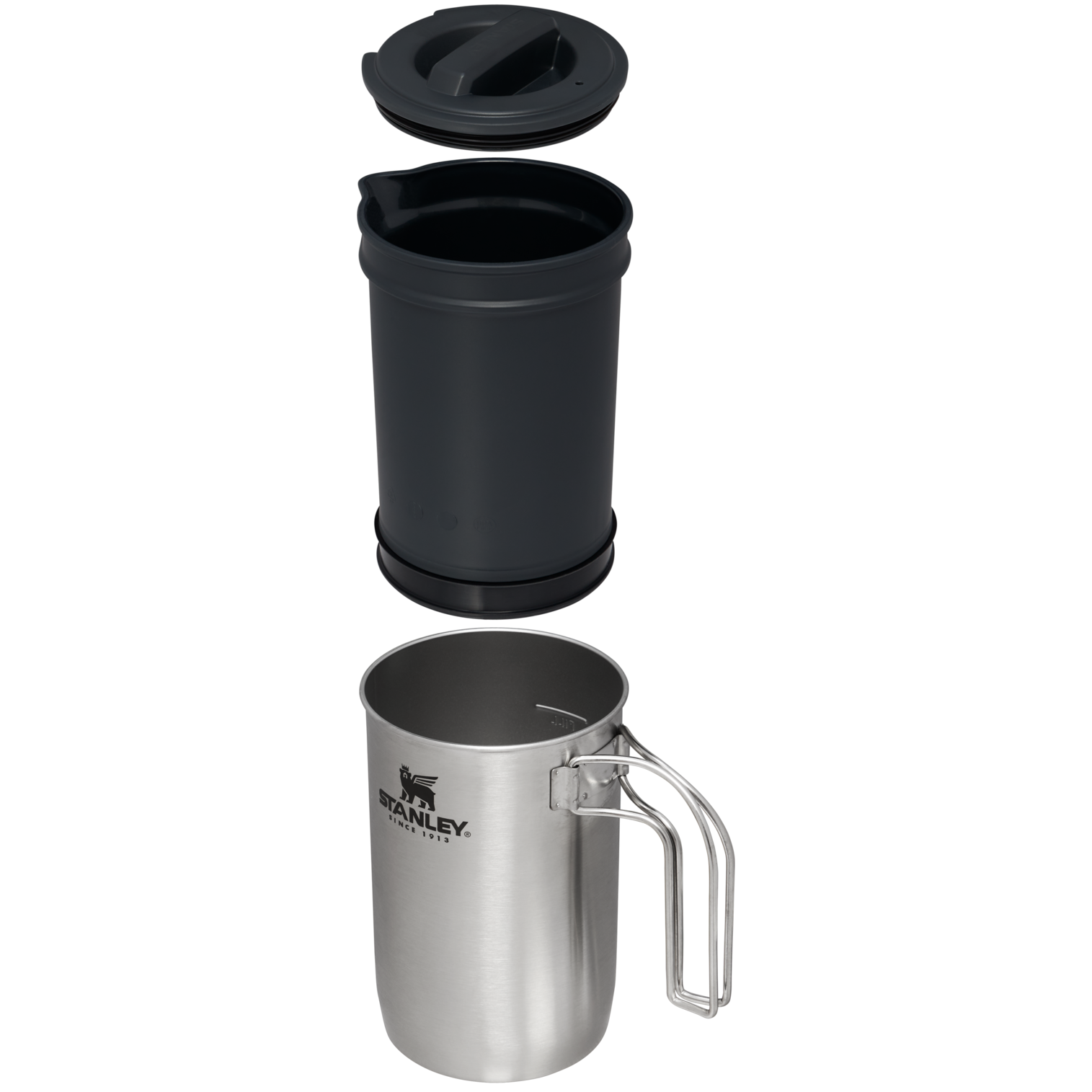 Stanley Adventure All-In-One Boil + Brew French Press 32 OZ In Stainless Steel