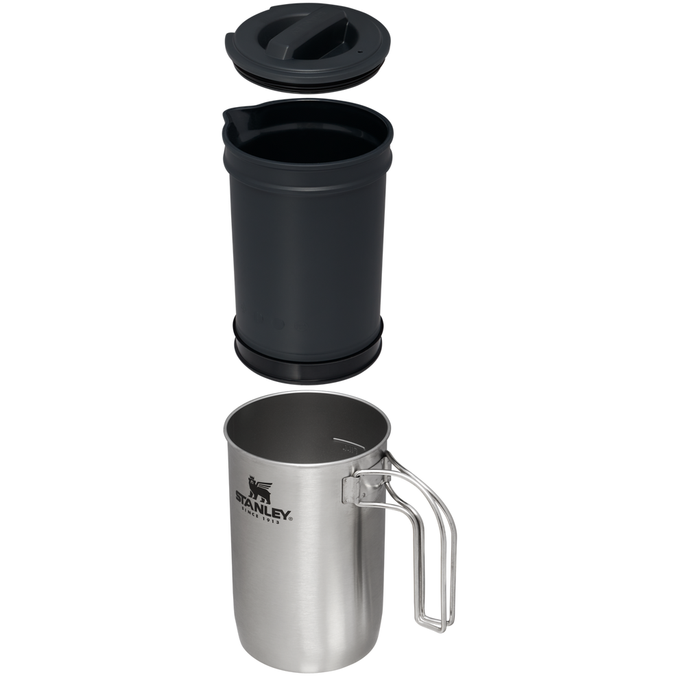 Stanley Adventure All-In-One Boil + Brew French Press 32 OZ In Stainless Steel