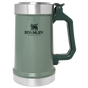 Heavy duty handle Classic Bottle Opener Beer Stein 24OZ in Hammertone Green