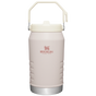 Stanley IceFlow 64 oz Stainless Steel Tumbler in Rose Quartz with flip straw lid