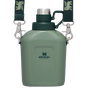 Stanley 1.1 QT Classic Canteen with Carrying Strap in Hammertone Green
