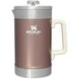 Stanley Stainless Steel Stay Hot French Press in Rose Quartz Glow