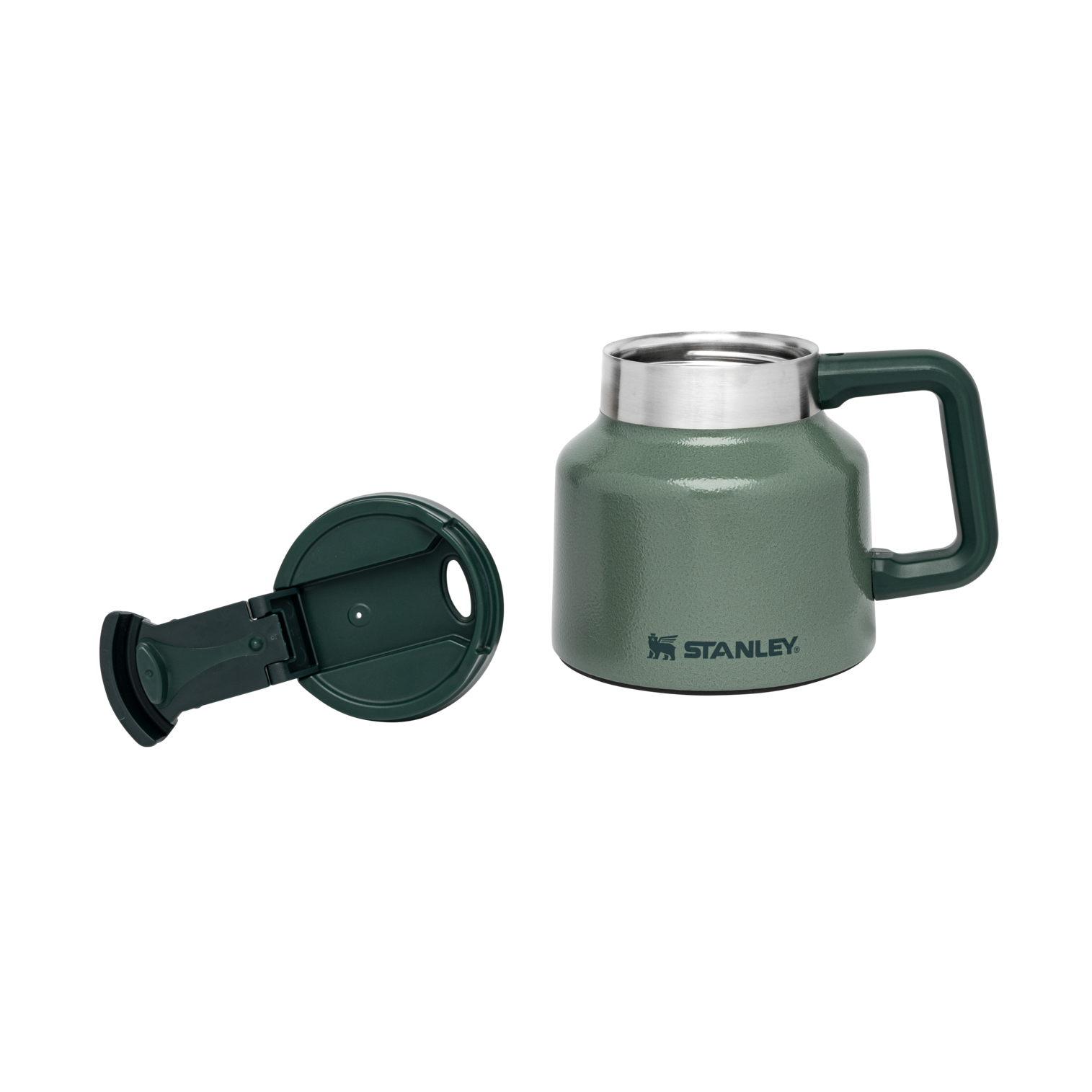Stanley Adventure 20 oz Stainless Steel mug in Hammertone Green