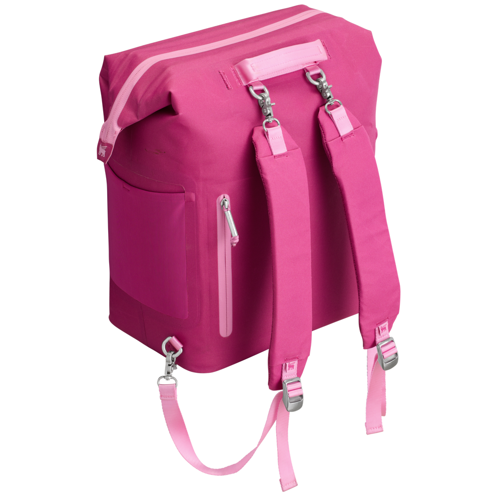 Stanley All Day Madeleine Lunchbox with adjustable backpack straps in Fuchsia