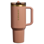 Stanley Quencher 40 OZ ProTour Flip Straw Stainless Steel Tumbler In Mocha Latte Brown