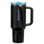Stanley Caitlin Clark Collab 40 OZ Quencher ProTour Flip Straw Tumbler In Black