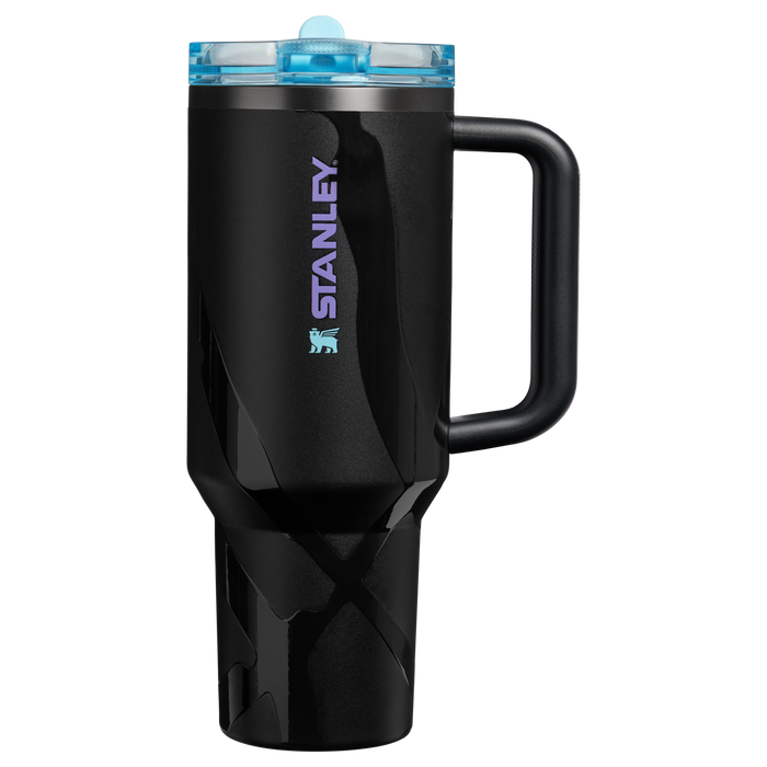 Stanley Caitlin Clark Collab 40 OZ Quencher ProTour Flip Straw Tumbler In Black