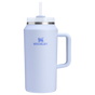Stanley 64 OZ Quencher Flowstate Stainless Steel Tumbler In Dew Drop Purple With Straw And Handle