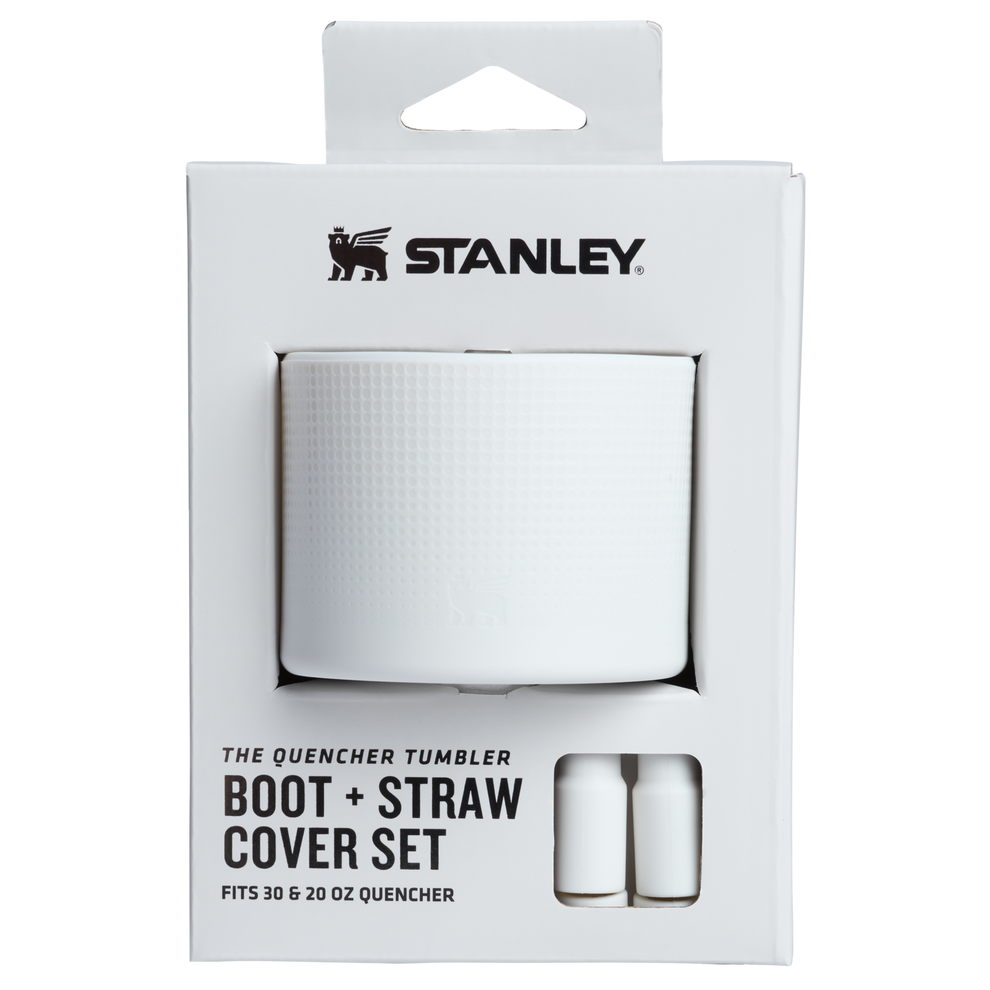 The Stanley Quencher Tumbler Boot For 30 & 20 OZ Cups In  Pale Stone White