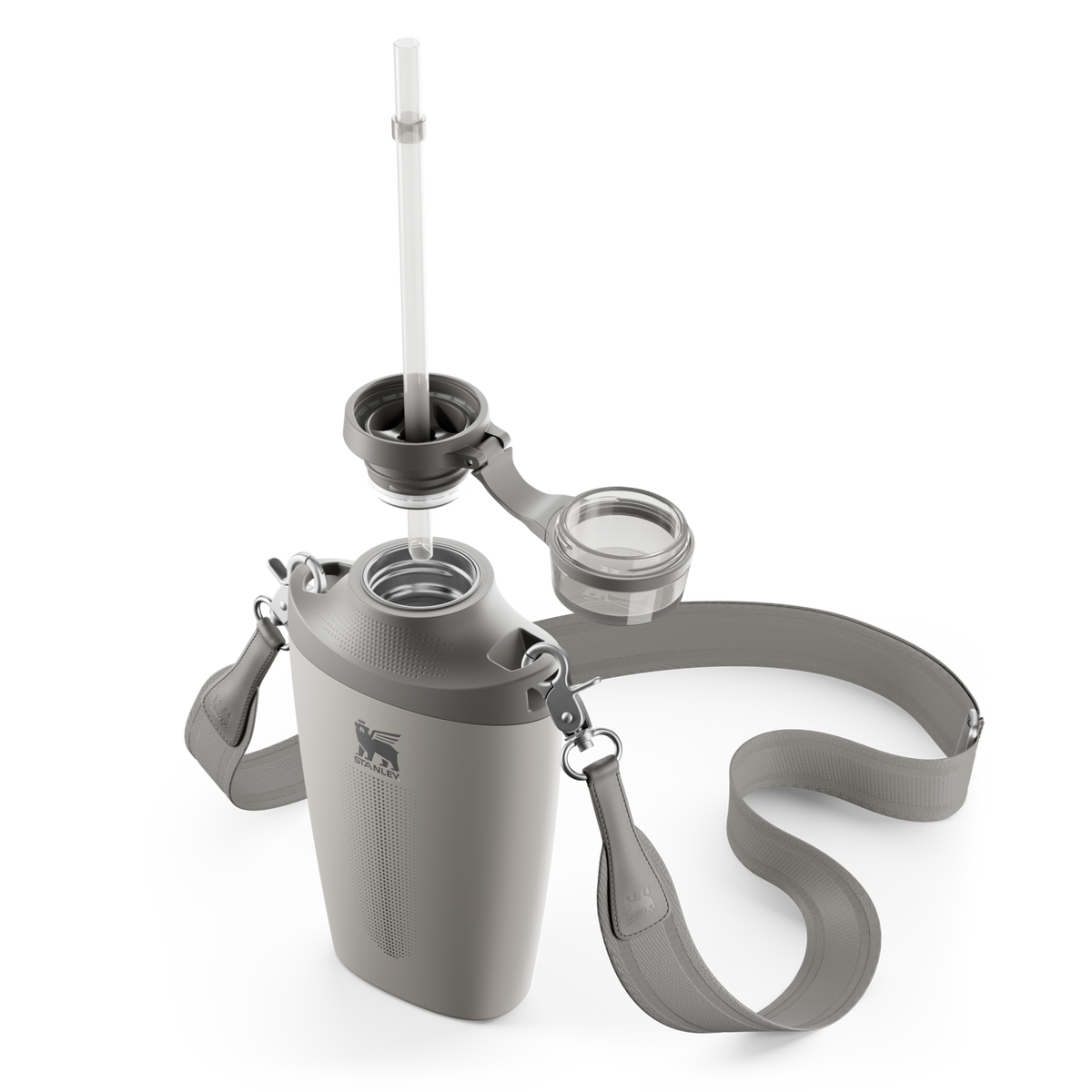 Stanley Crossbody Water Bottle in Ash Grey1