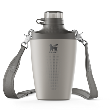 Stanley Crossbody Water Bottle in Ash Grey