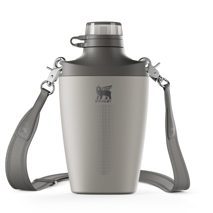 Stanley Crossbody Water Bottle in Ash Grey