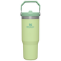 Stanley 30 oz IceFlow Flip Straw Water Bottle In Citron Green
