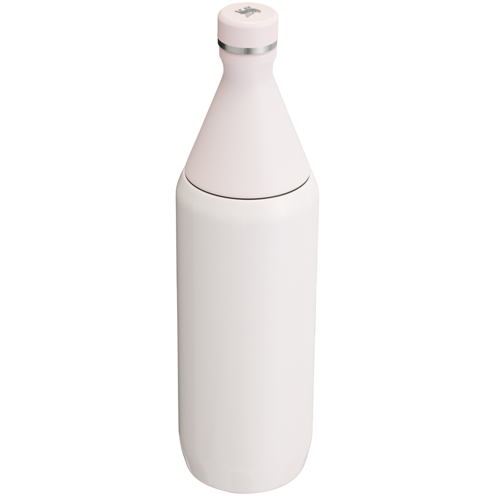 Stanley Leak Proof 34 OZ All Day Slim Bottle  with removable collar in Rose Quartz Gloss