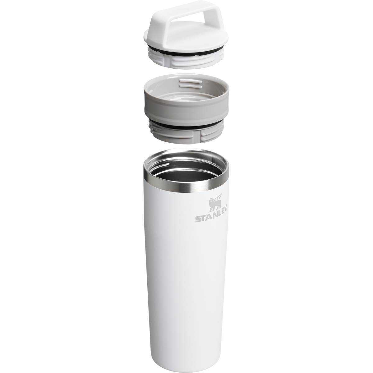 Stanley 20 OZ Cafe-To-Go Insulated Travel Mug in Frost White4