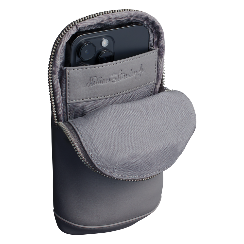 The Stanley Cross Bottle Max Phone Keys Wallet Case In Stone Grey