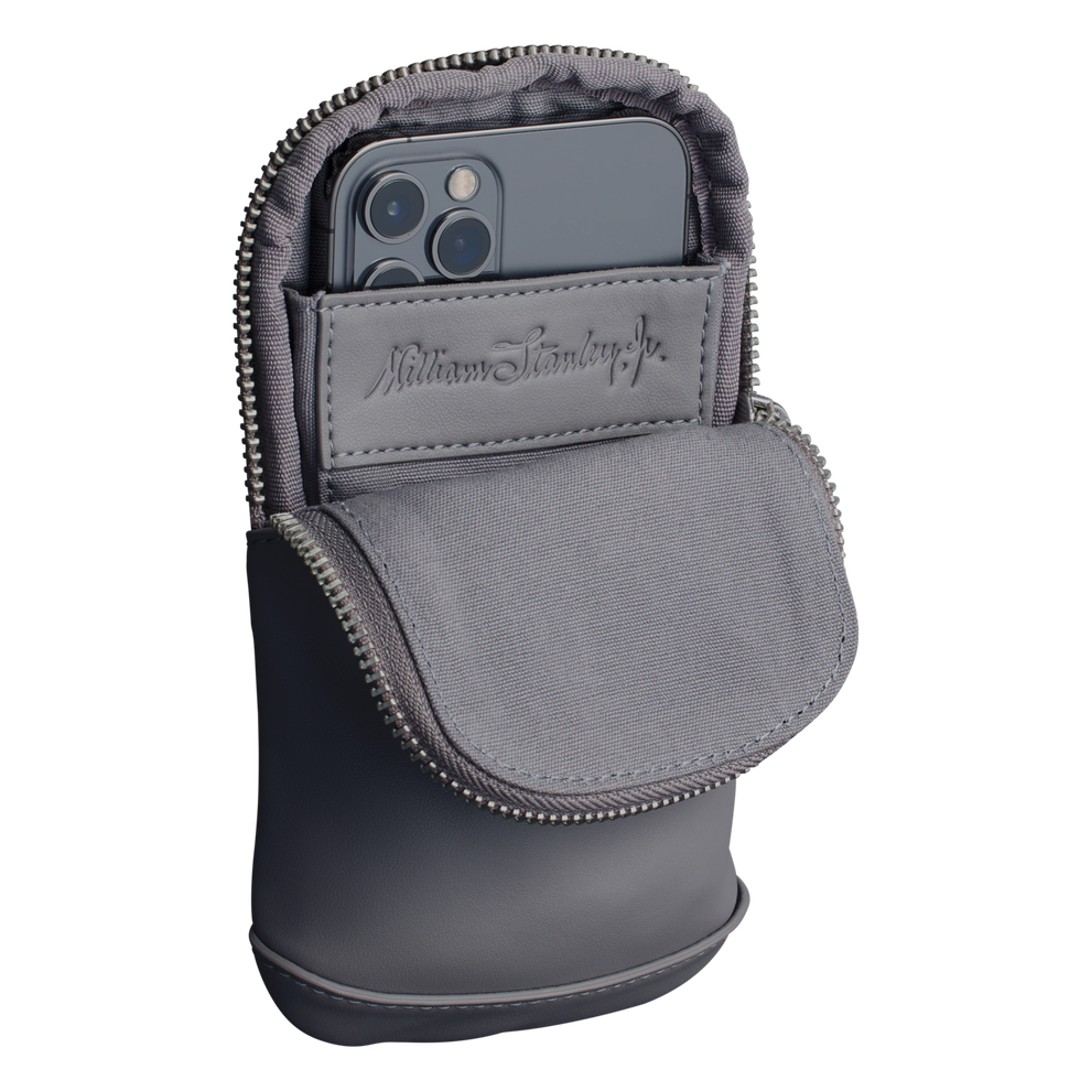 The Stanley Cross Bottle Midi Phone Keys Wallet Case In Stone Grey