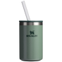Stanley Everyday Can Cooler cup 10 oz with straw in  Hammertone Green 