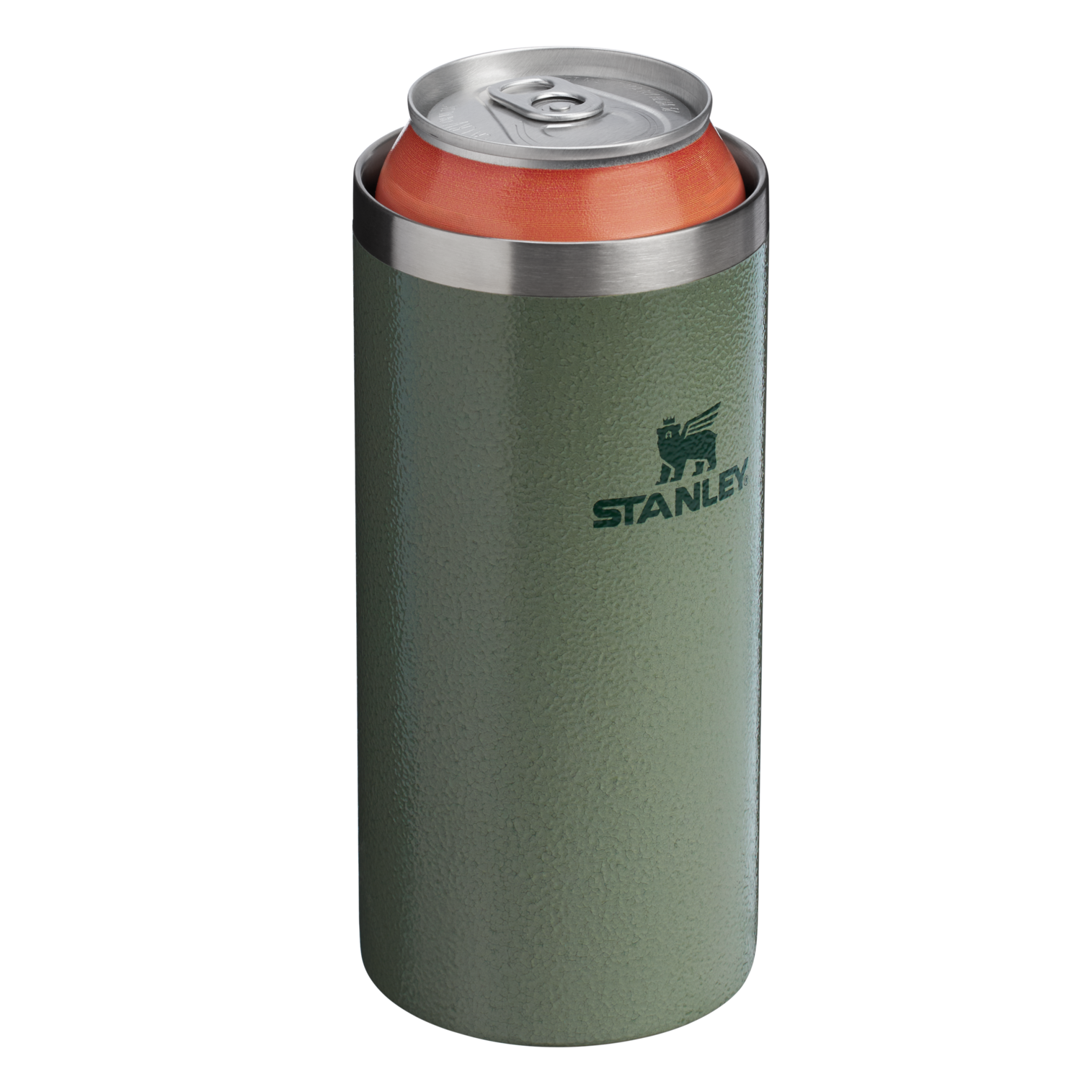 Stanley 15 OZ Everyday Tall Can Cooler Cup In Hammertone Green