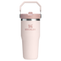 Stanley 14 OZ Ice Flow Flip Straw Insulated Tumbler In Rose Quartz Pink