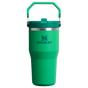 Stanley 20 OZ IceFlow Flip Straw Insulated Tumbler In Meadow Green