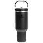 Stanley 40 OZ Ice Flow Flip Straw Insulated Tumbler In Black