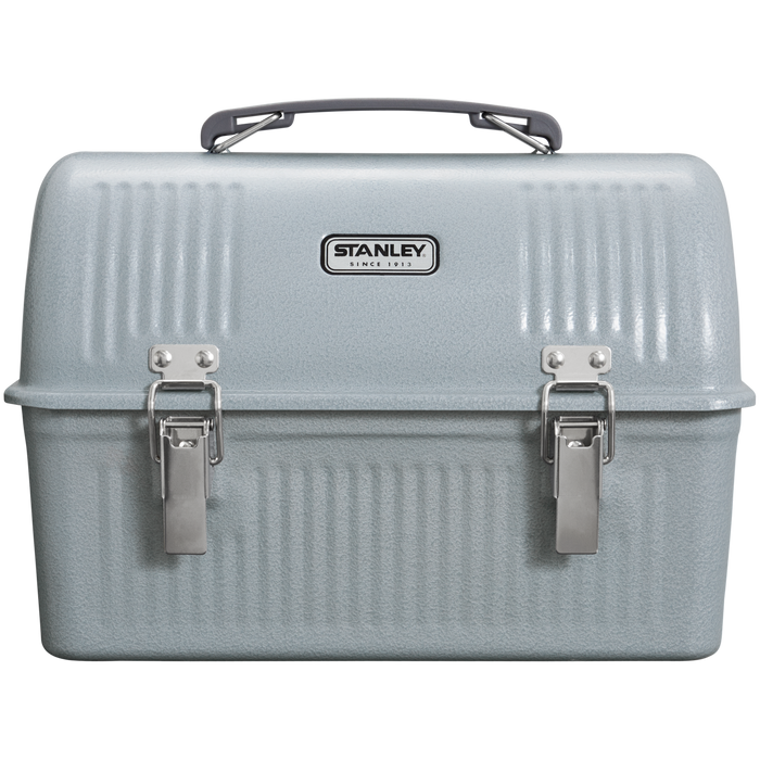 Stanley 
Legendary Classic Metal Lunch Box 10 QT In Hammertone Silver
