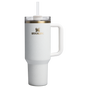 Stanley 40 OZ Quencher Insulated Tumbler Cup In Cream White