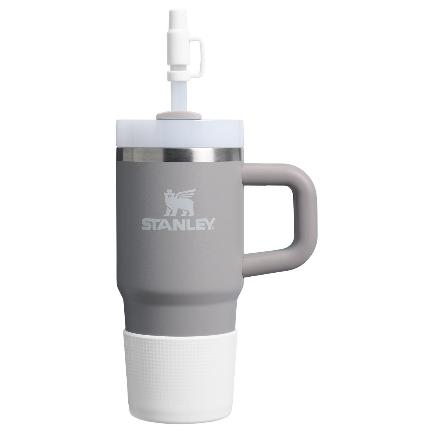 The Quencher H2.O FlowState Tumbler Boot And Straw Cover Pack For 14oz Cup In Pale Stone