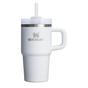 The Quencher H2.O 20 oz FlowState Tumbler with handle and straw in Frost White