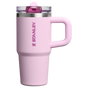 Stanley 14 oz Quencher ProTour Flip Straw Insulated Tumbler Cup In Cherry Blossom Pink