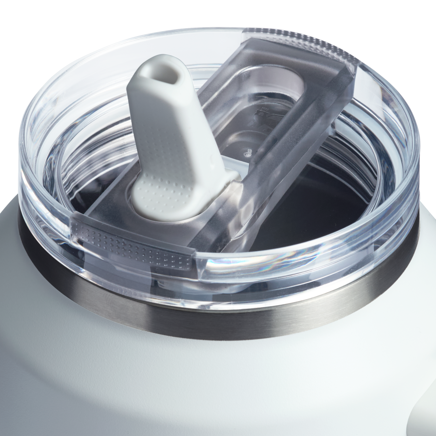 The Stanley Quencher Pro Tour Flip Straw Tumbler 64 OZ In Frost White