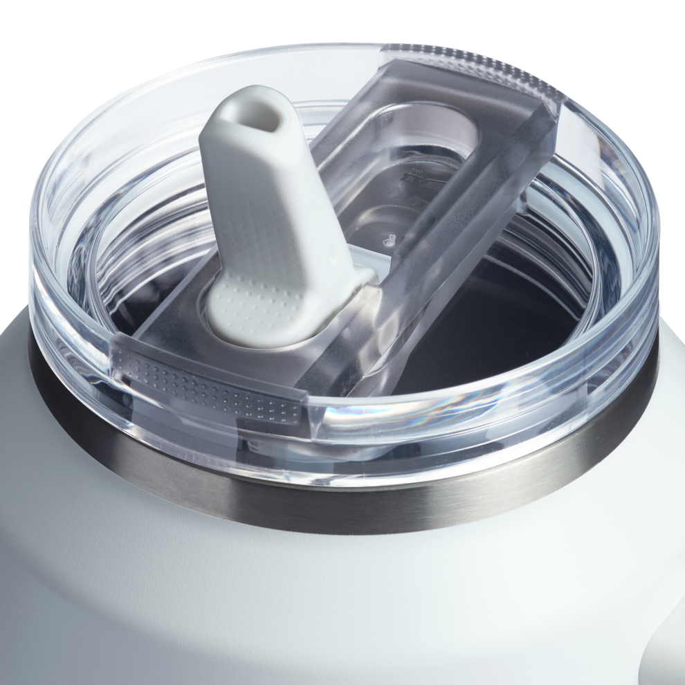 The Stanley Quencher Pro Tour Flip Straw Tumbler 64 OZ In Frost White