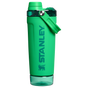 Stanley 20 Oz Activate Shaker In Meadow Green with top carry handle