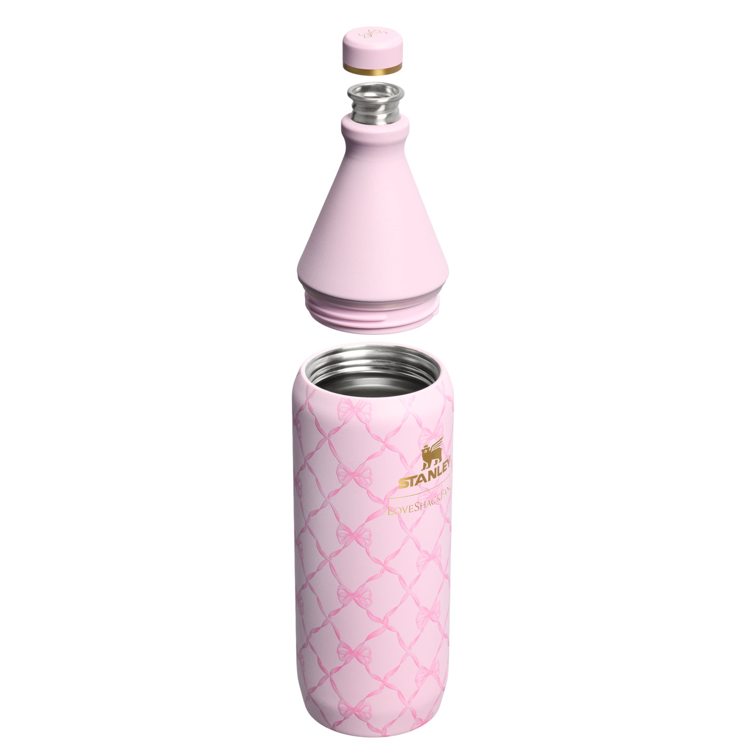 Stanley 1913 x LoveShackFancy Holiday All Day Slim Bottle