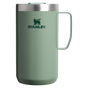 Stanley 24 OZ Stay Hot Camp Mug In Hammertone Green