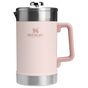 Stanley 48 OZ Perfect Brew French PRess In Rose Quartz Pink