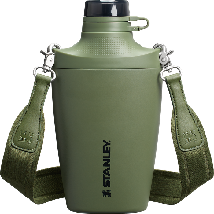 Stanley 23 OZ Stanley Cross Body Water Bottle In Dried Pine Green