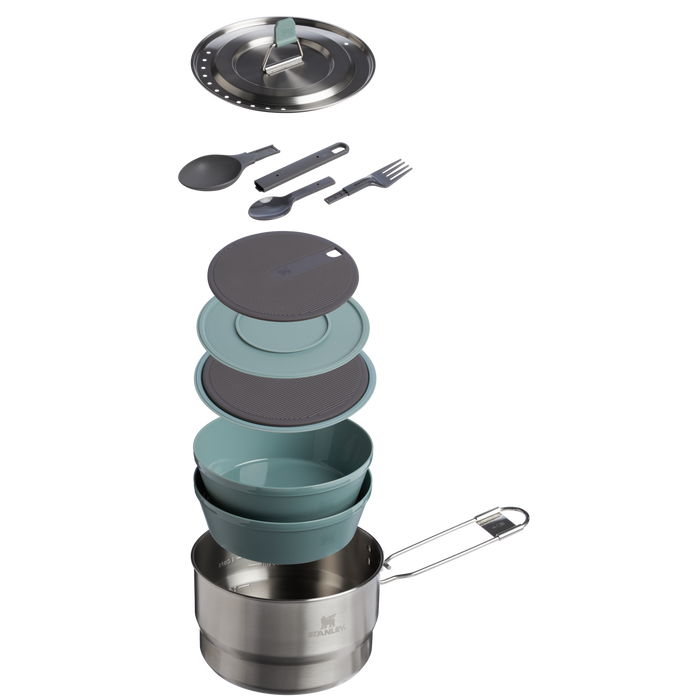 The Wildfare Go Two Bowl Prep & Cook Set 14-piece set