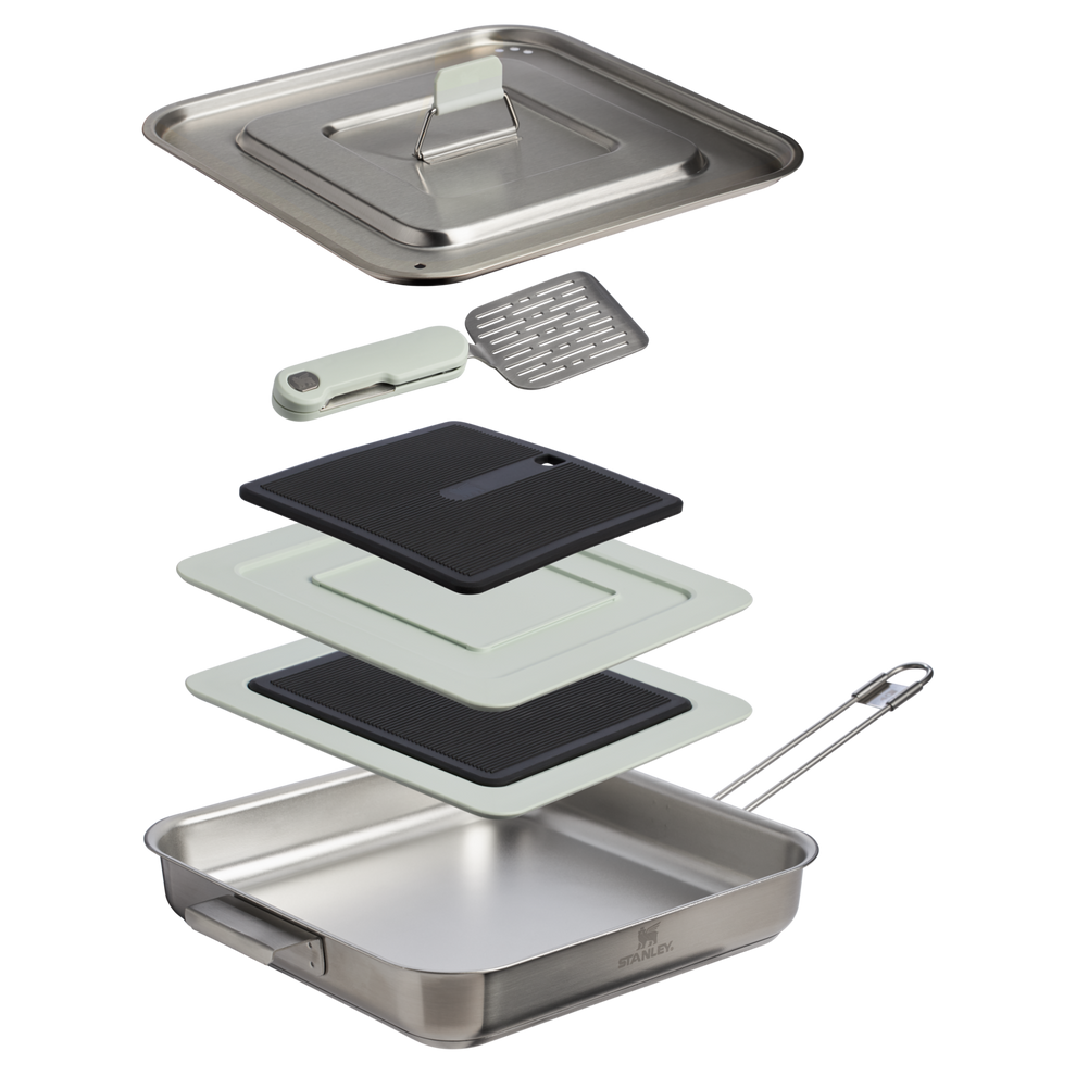 The Wildfare Pro Square Pan Cookset 5-piece set