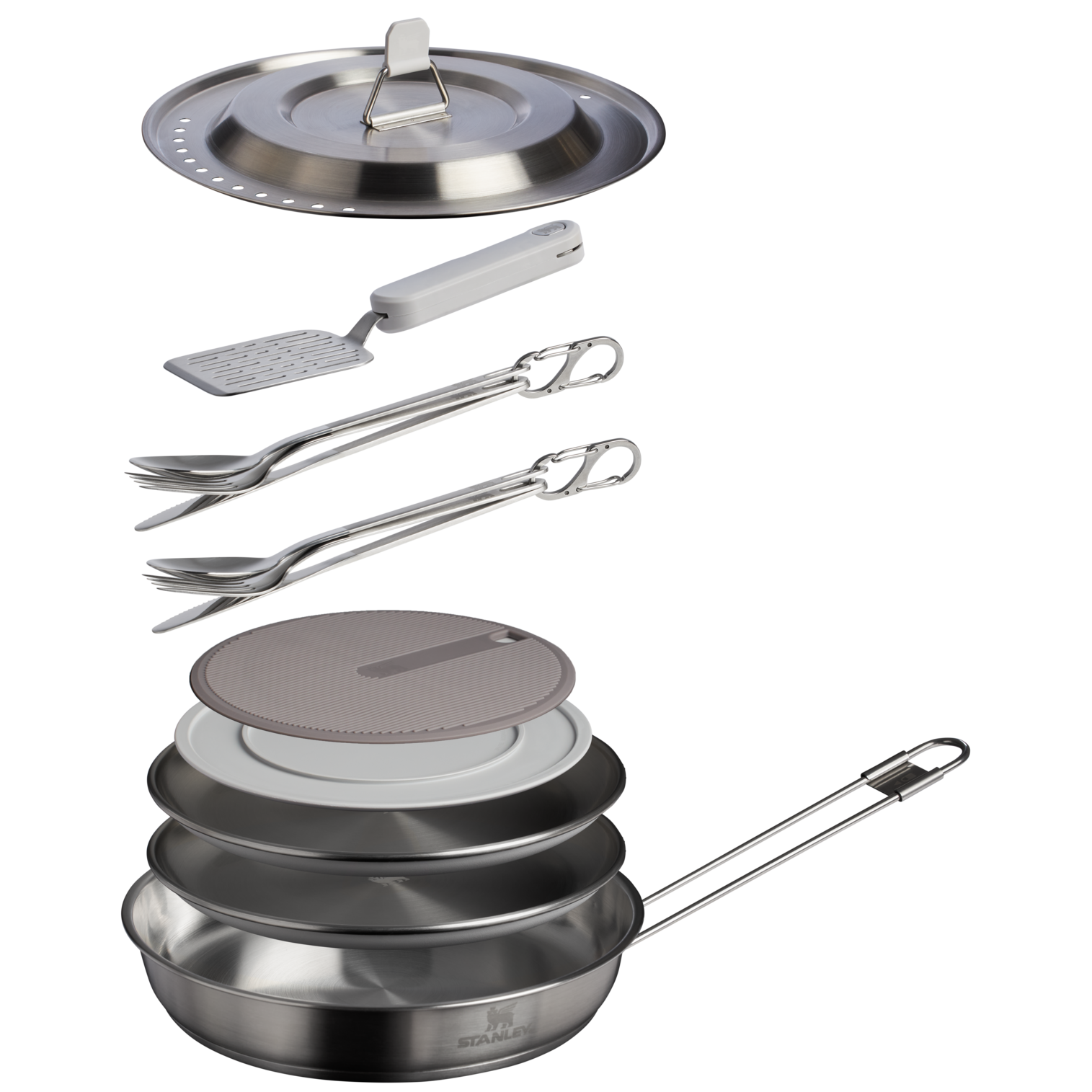 The Wildfare Pro Fry Pan Cookset 15-piece set