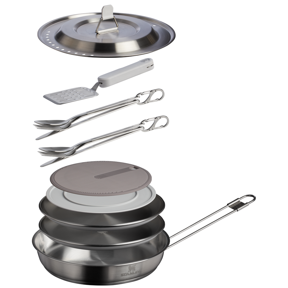 The Wildfare Pro Fry Pan Cookset 15-piece set